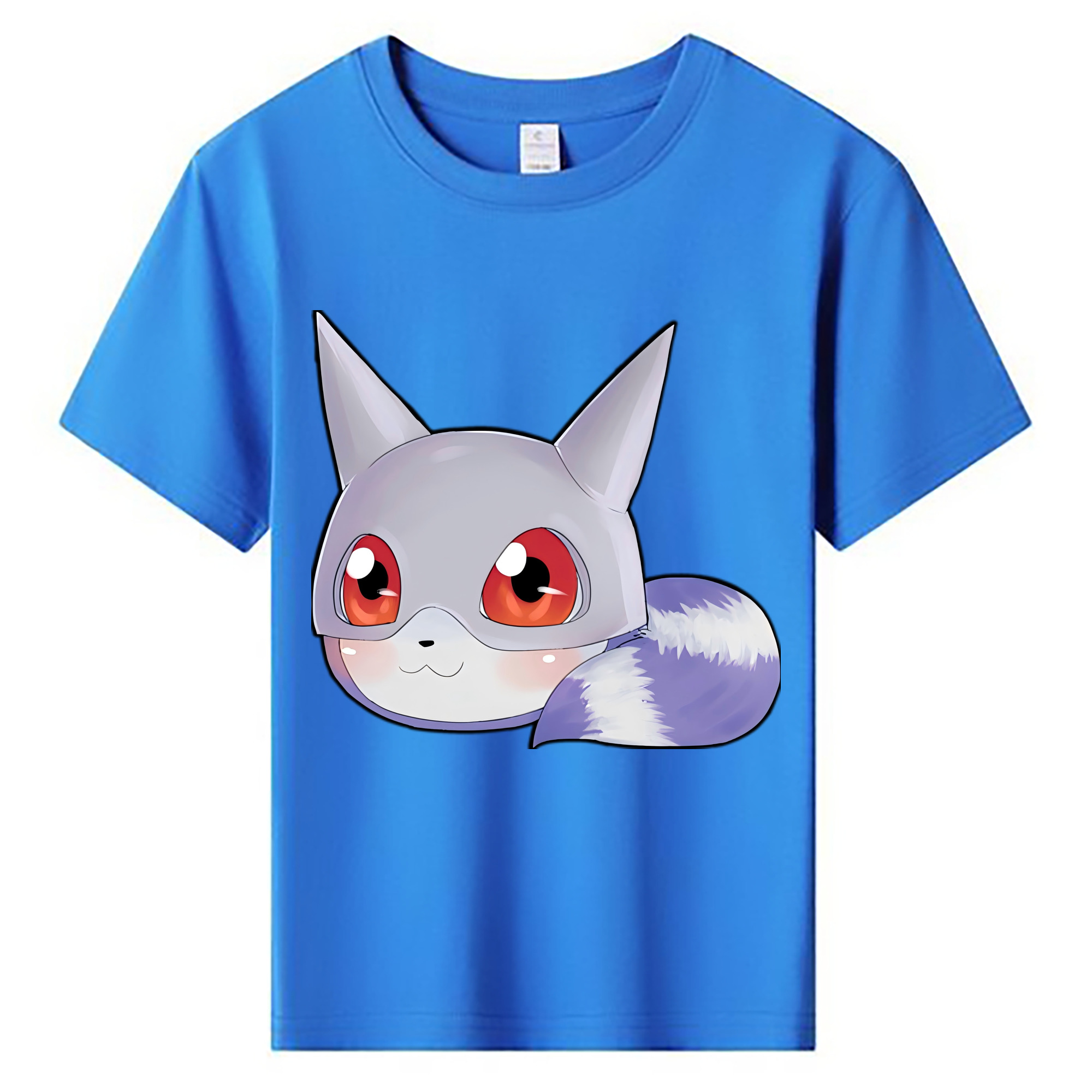 （画像用） Digimon デジタルモンスター/デジモン 綿100％キッズTシャツ（フロントプリント）